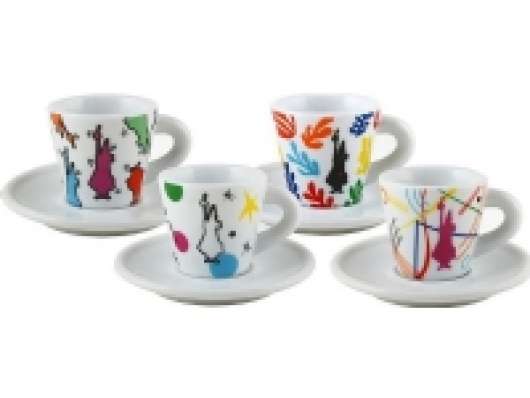 Bialetti Espresso cup Set Arte porcellana 4-pcs.