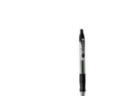 BIC 829157, Klämma, Clip-on retractable ballpoint pen, Svart, 12 styck