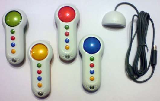 Big Buttons 4 Wireless Buzzers With IR Receiver