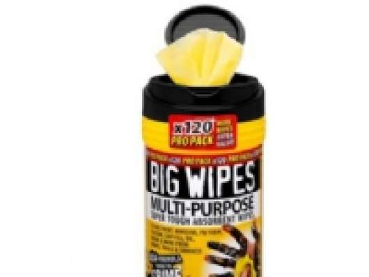 Big wipes multi-purpose 120stk - Anti-bakterielle ekstra stærke renseservietter