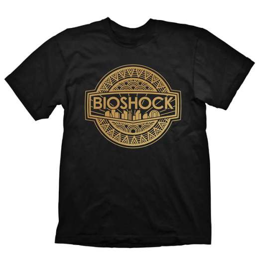 Bioshock Golden Logo Tshirt Size L