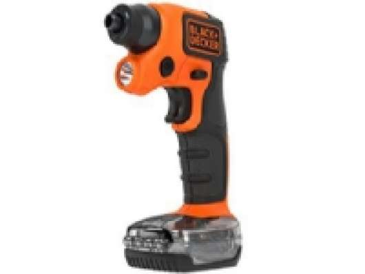 BLACK + DECKER cordless screwdriver BDCSFS30C, 3,6Volt (orange / black, teiligem 30 with accessory kit)