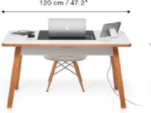 BlueLounge desk 120 cm with cable storage (SD2-WH)