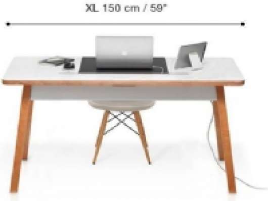 BlueLounge desk with cable storage 150 cm (SD2-WH-XL)
