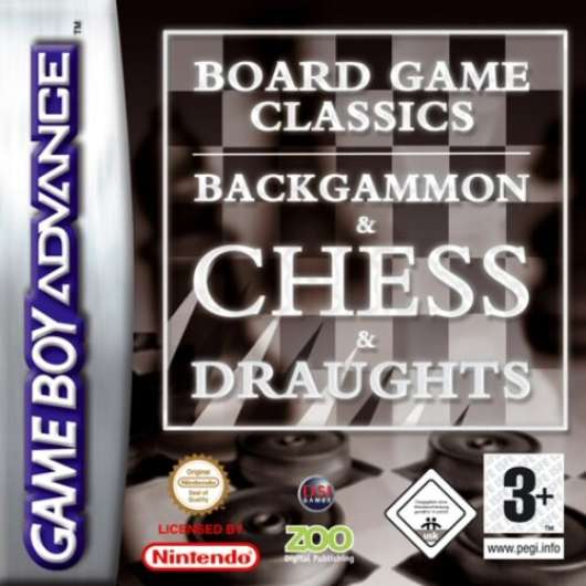 Board Games Classics Backgammon, Chess & Draughts