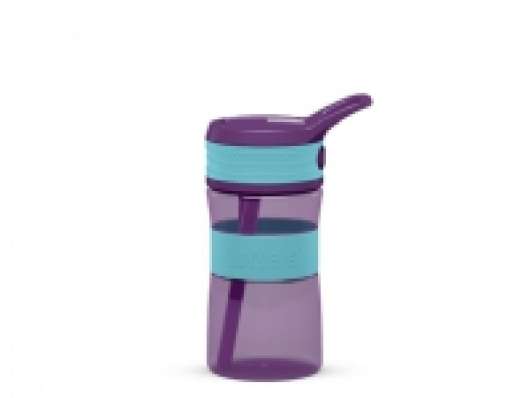 Boddels EEN Drinking bottle Bottle, Turqouise blue/ Purple, Capacity 0.4 L, Bisphenol A (BPA) free