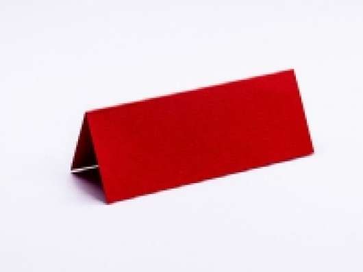 Bordkort 10x7cm rød tekstureret 10stk.
