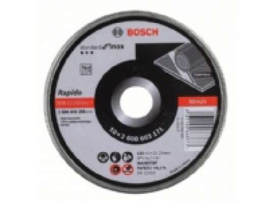 Bosch Accessories Rapido 2608603255 Skæreskive lige 125 mm 22.23 mm 10 stk