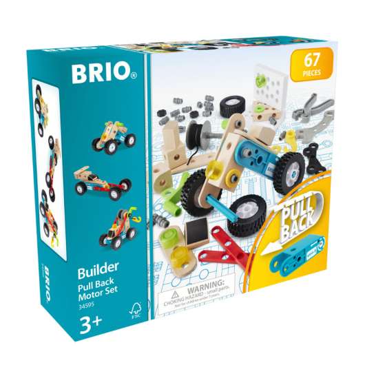 BRIO Builder Pull back motor set 34595