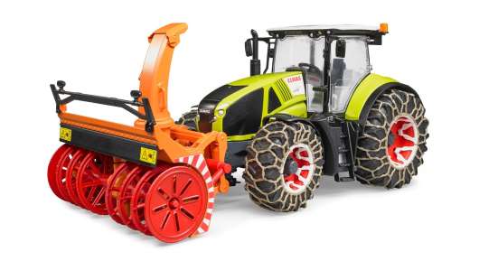 Bruder - Claas Axion 950 with Snow Chains and Snow Blower