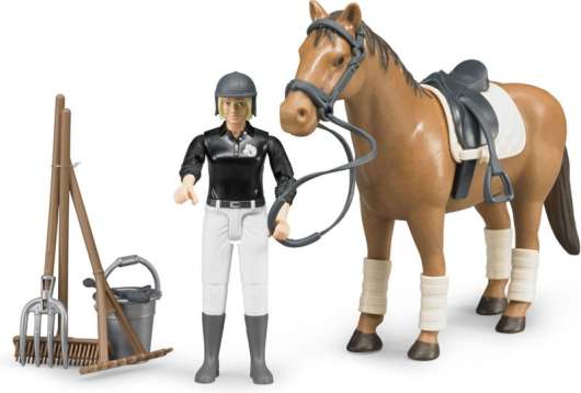 Bruder Riding Set with Figure & Horse