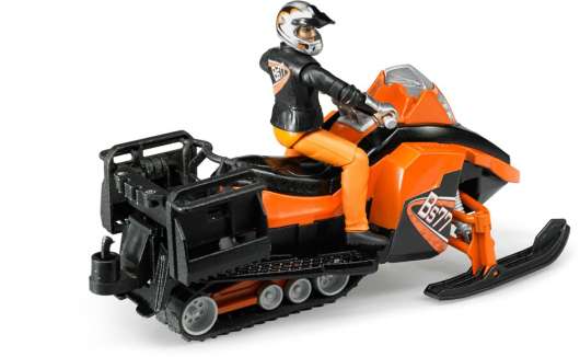 Bruder Snow mobile with driver & accessories