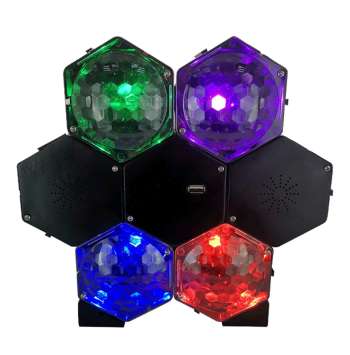 BT Speaker with 4 Color LED Light Effect(501113)