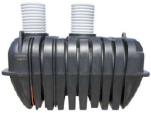 Bundfældningstank 10PE m.pumpe - AP35B, opf.rør og 50mm rørføring. 4,0m3. Watercare