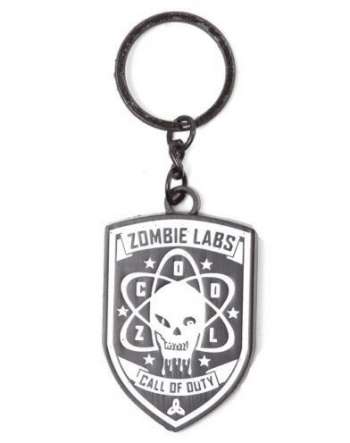 Call Of Duty Zombie Labs Metal Keychain