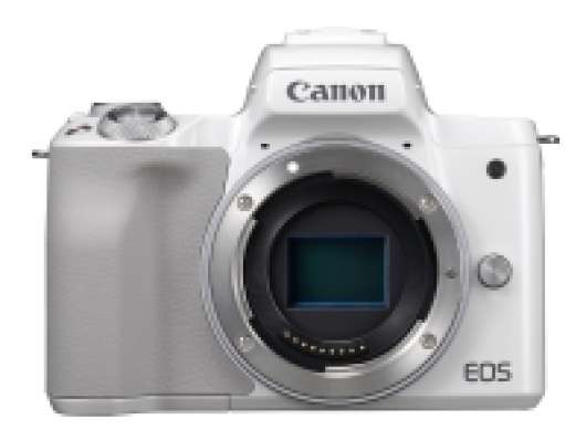 Canon EOS M50 - Digitalkamera - spegellöst - 24.1 MP - APS-C - 4 K / 25 fps - endast stomme - Wi-Fi, NFC, Bluetooth - vit