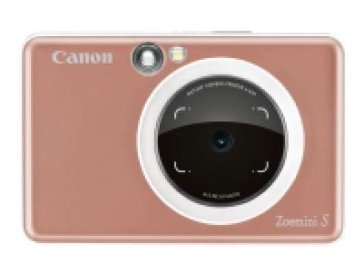 Canon Zoemini S - Digitalkamera - kompakt med omedelbar fotoskrivare - 8.0 MP - Bluetooth, NFC - guldrosa