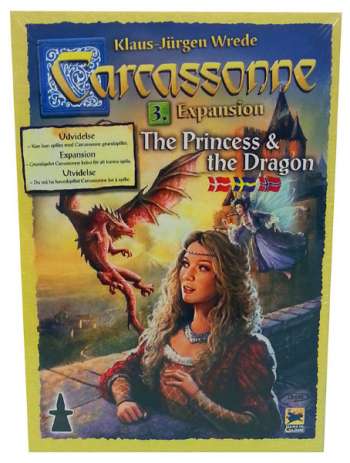 Carcassonne - Expansion 3: The Princess & The Dragon (Skandinavisk)