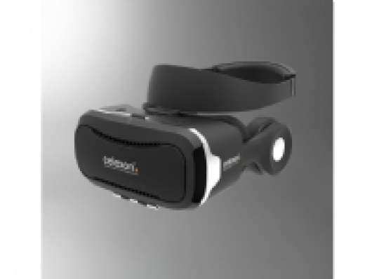 Celexon CELEXON 3D VR Brille Expert VRG3 8,8cm 3.5Zoll bis 11,4cm 5,7Z Displays anpassbar Steuertasten Kopfhoerer Sehstaerke einstellbar -Z-, VR glasögon för smartphones, Svart, Vit, 110°, 6 cm, 6,7 cm, 4,2 cm