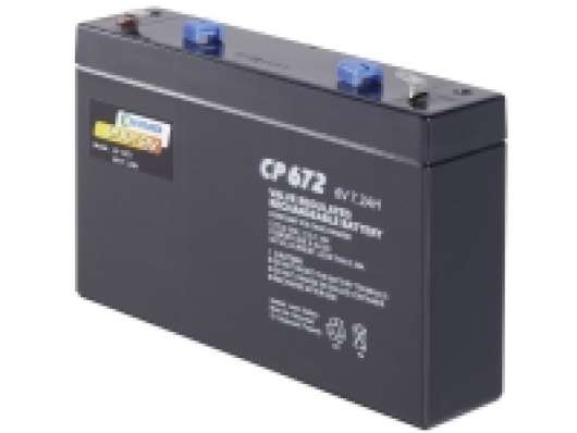 Conrad 250129, Rechargeable battery, Slutna blybatterier (VRLA), 6 V, 7000 mAh, Svart, 151 mm