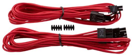 Corsair Individually Sleeved PCIe Cable Single / RMi RMx - Röd