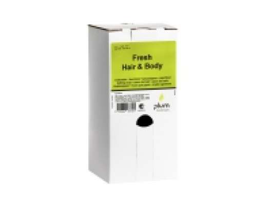 Cremesæbe Plum Fresh Hair & Body 1.4 ltr. bag-in-boks med parfume til MP2000 dispenser - (karton á 8 stk.)