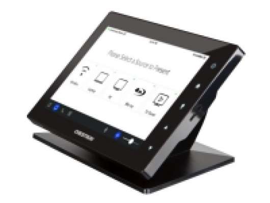 Crestron TableTop Kit - Hölje för pekskärm - plast - smooth black - skrivbord
