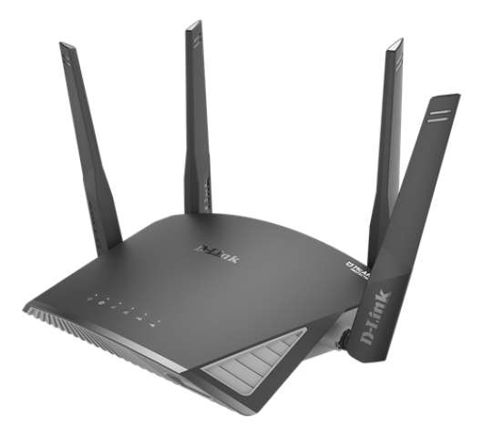 D-Link EXO AC2600 Smart Mesh Wi-Fi Router, 2,4 / 5 GHz, 802.11ac, 1xUSB 3.0, 1xUSB 2.0, svart