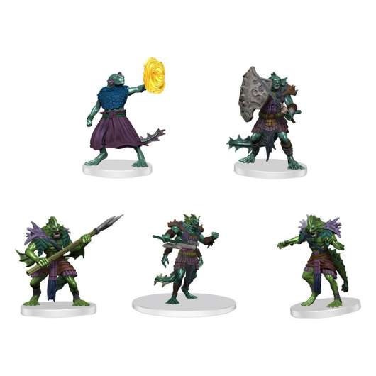 D&ampD Icons of the Realms pre-painted Miniatures Sahuagin Warband