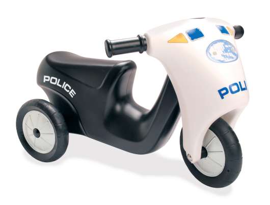 Dantoy Police Scooter with Rubberwheels