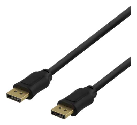 DELTACO DisplayPort kabel 2 m - Svart
