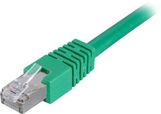 Deltaco FTP Cat6 Nätverkskabel / 0.5m - Grön