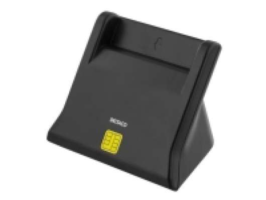 DELTACO UCR-156 - SMART-kortläsare - USB - svart
