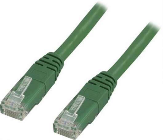 Deltaco UTP Cat6 Nätverkskabel / 2m - Grön