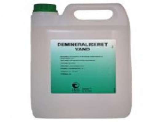 Demineraliseret vand SC 5 ltr,3 dnk x 5 ltr/krt