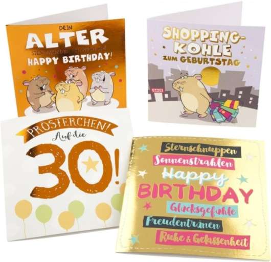 Depesche 8144 Happy Music folding cards Birthday cards
