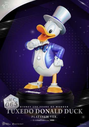 Disney 100th Master Craft Statue Tuxedo Donald Duck