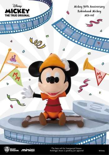 Disney Mickey - Figurine Mini Egg Attack - Robinhood Mickey - 9Cm