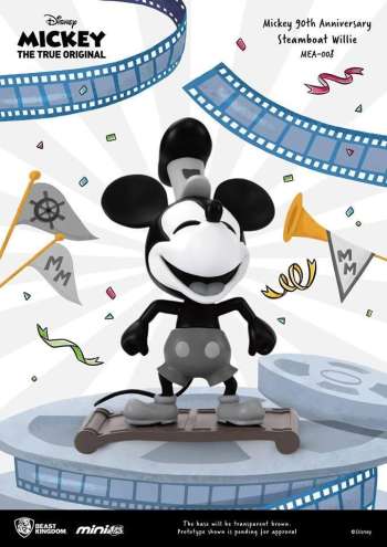 Disney Mickey - Figurine Mini Egg Attack - Steamboat Willie - 9Cm