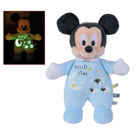 Disney Mickey Soft Glow in the Dark plush toy 25cm