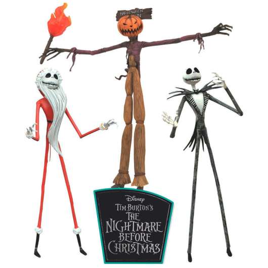 Disney Nightmare Before Christmas set 3 action figures 18cm