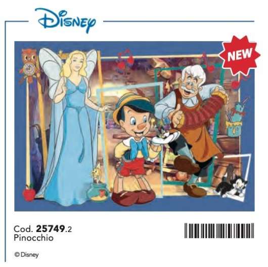 Disney - Pinocchio - Puzzle Super 104P