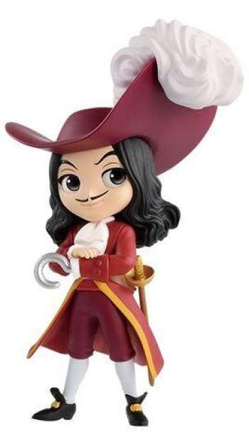 Disney - Q Posket Mini Girls Villains - Captain Hook - 7Cm