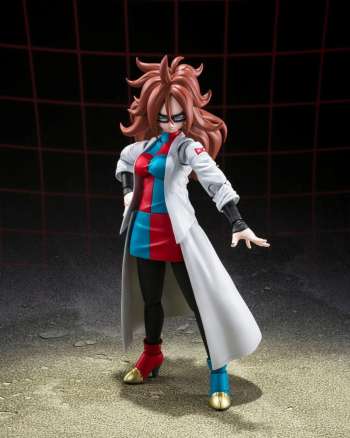 Dragon Ball Fighterz - Android 21 - Figurine S.h.figuarts - 15Cm