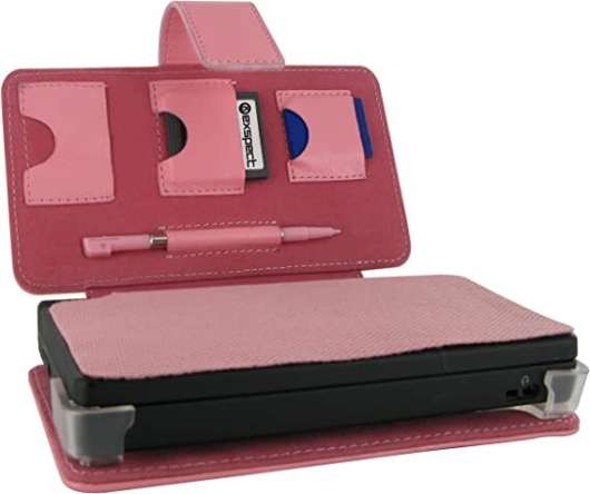Ds Lite Leather Games Case Pink