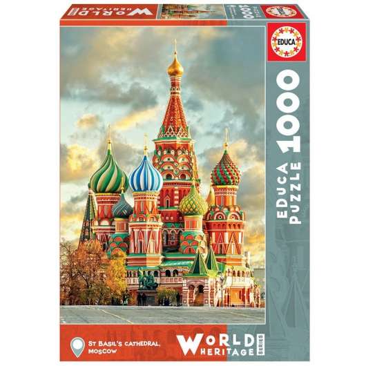 Educa Puzzle 1000 St Basils Cathedral Moscow