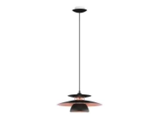Eglo Brenda - Hängande lampa 1 uttag - E27 - svart, nöt