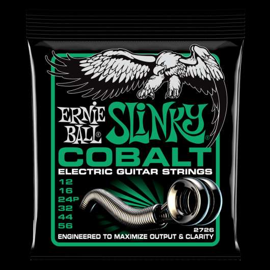 Ernie Ball Slinky kobolt gitarrsträngar, elgitarr Not Even Slinky 012-056