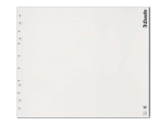 Esselte Standard - Flipdiagramblock - 850 x 720 mm - 25 ark - vitt - 12 hål
