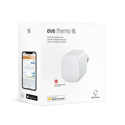 Eve Thermo (2020) fungerar med Apple HomeKit